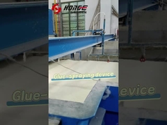 স্প্রে-বন্ডড ওয়াট উৎপাদন লাইনে আঠালো স্প্রে করার ডিভাইসটি কীভাবে কাজ করে?