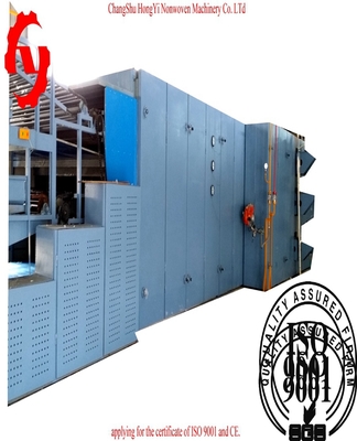 অ বোনা কাপড় হার্ড জন্য শিল্প শুকানোর ওভেন 3X6m 500 কেজি / ঘন্টা অনুভূত